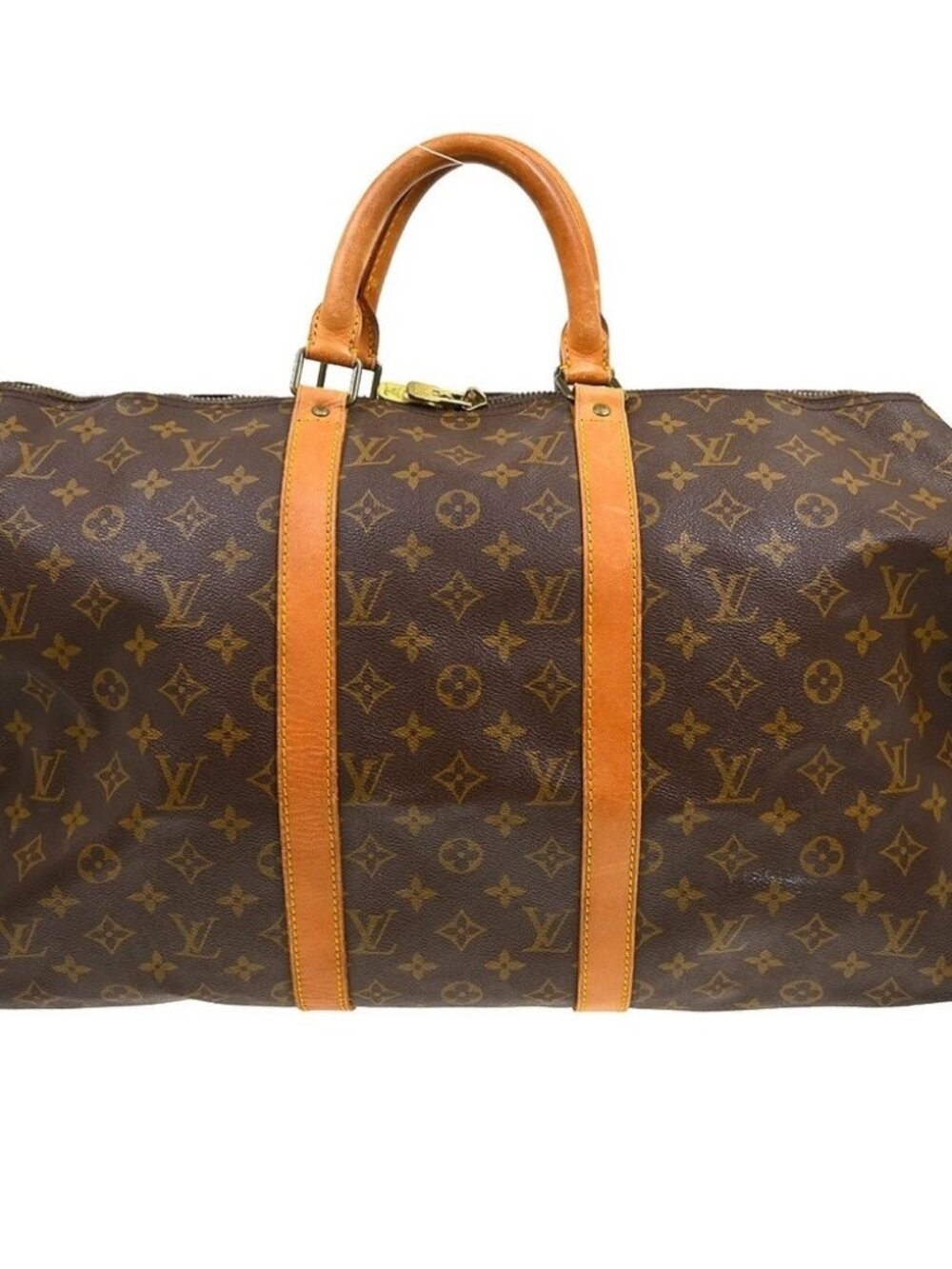 LOUIS VUITTON KEEPALL 50 TRAVEL HANDBAG MONOGRAM - Picture 1 of 14